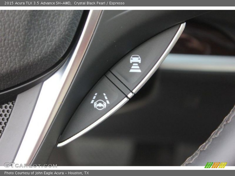 Crystal Black Pearl / Espresso 2015 Acura TLX 3.5 Advance SH-AWD
