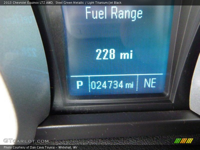 Steel Green Metallic / Light Titanium/Jet Black 2013 Chevrolet Equinox LTZ AWD