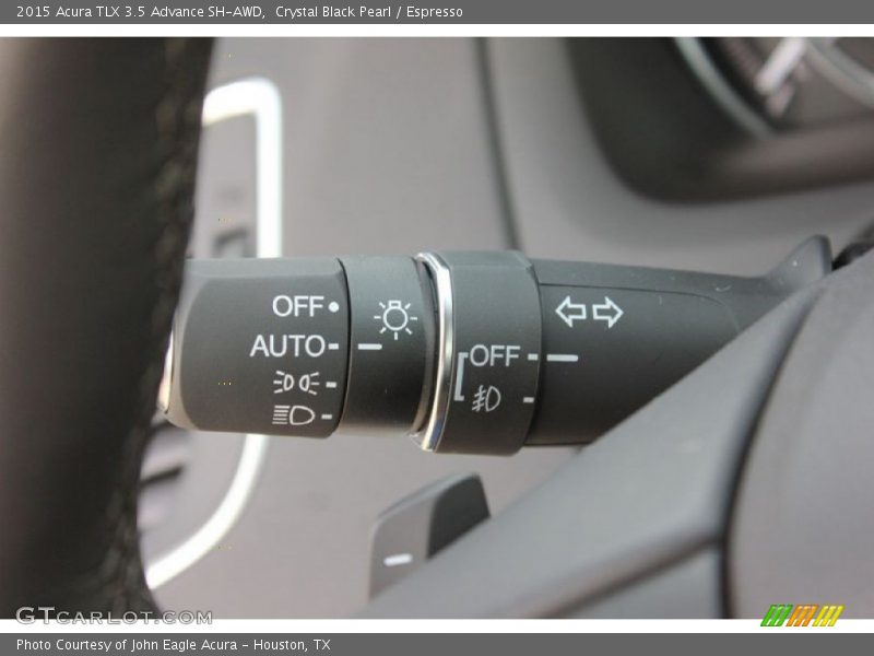 Crystal Black Pearl / Espresso 2015 Acura TLX 3.5 Advance SH-AWD