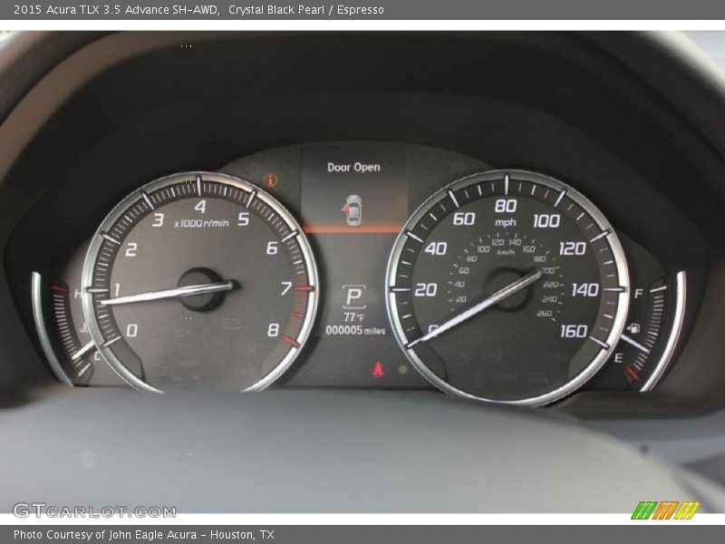 Crystal Black Pearl / Espresso 2015 Acura TLX 3.5 Advance SH-AWD