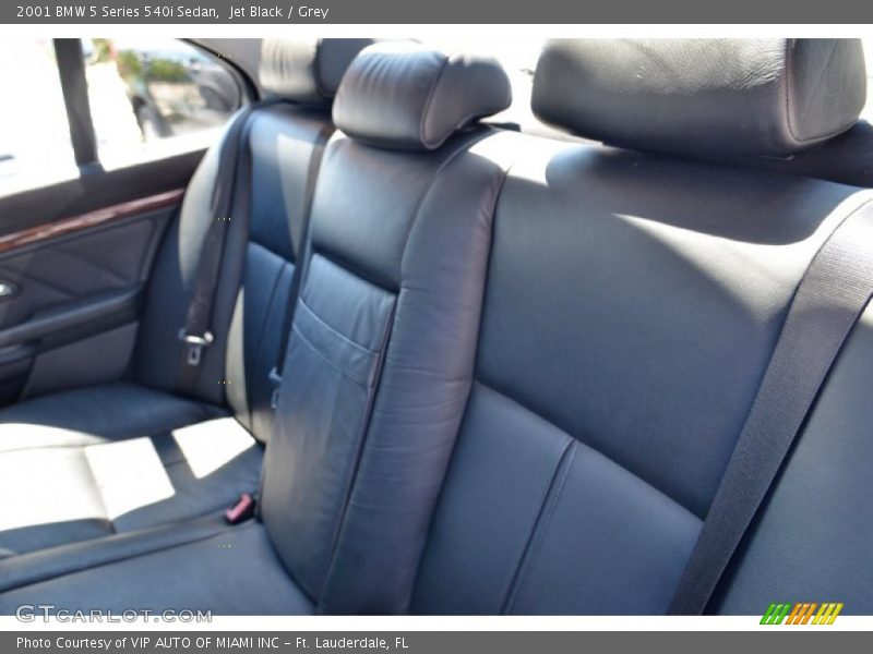 Jet Black / Grey 2001 BMW 5 Series 540i Sedan