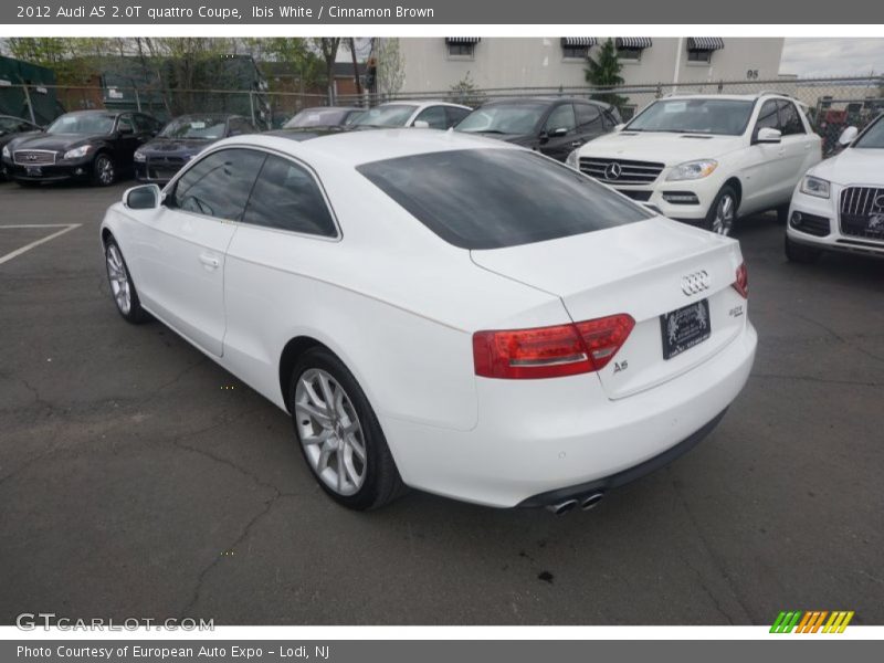 Ibis White / Cinnamon Brown 2012 Audi A5 2.0T quattro Coupe