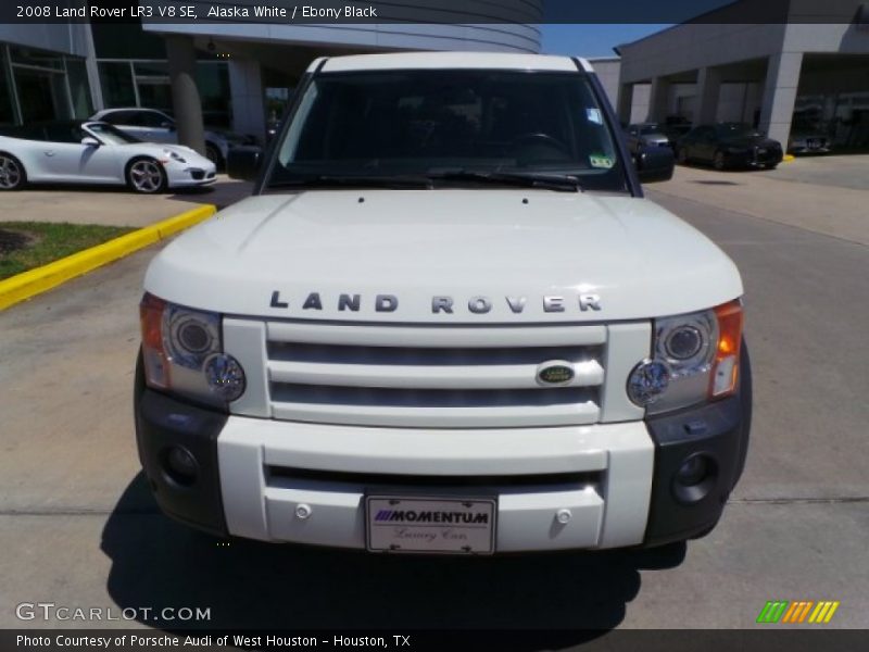 Alaska White / Ebony Black 2008 Land Rover LR3 V8 SE