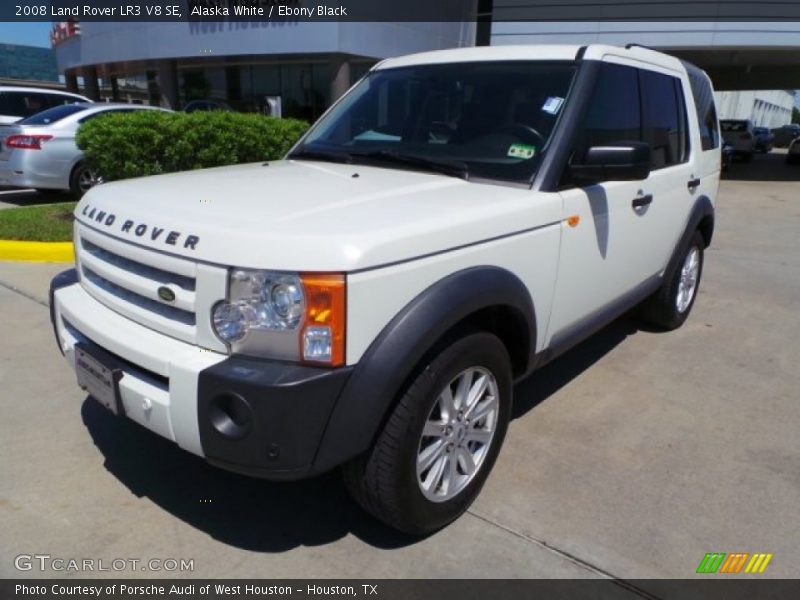 Alaska White / Ebony Black 2008 Land Rover LR3 V8 SE