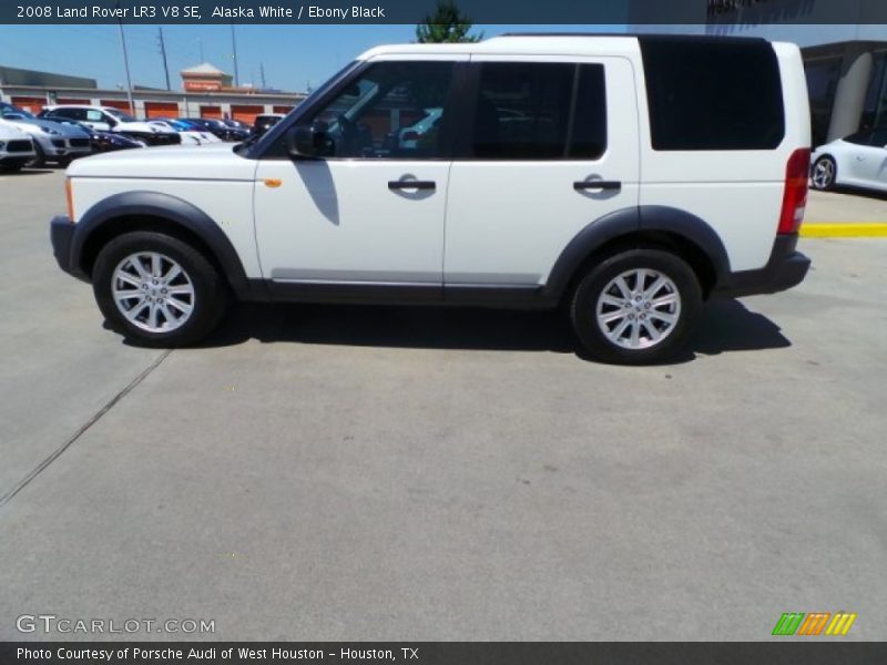 Alaska White / Ebony Black 2008 Land Rover LR3 V8 SE