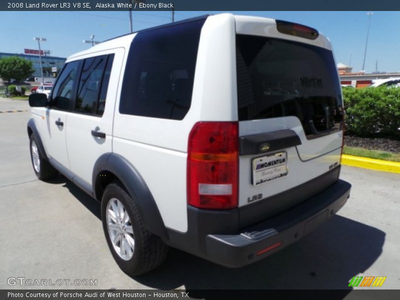 Alaska White / Ebony Black 2008 Land Rover LR3 V8 SE