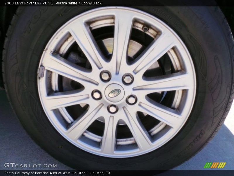 Alaska White / Ebony Black 2008 Land Rover LR3 V8 SE