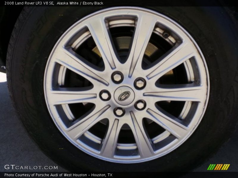 Alaska White / Ebony Black 2008 Land Rover LR3 V8 SE