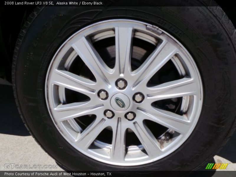 Alaska White / Ebony Black 2008 Land Rover LR3 V8 SE