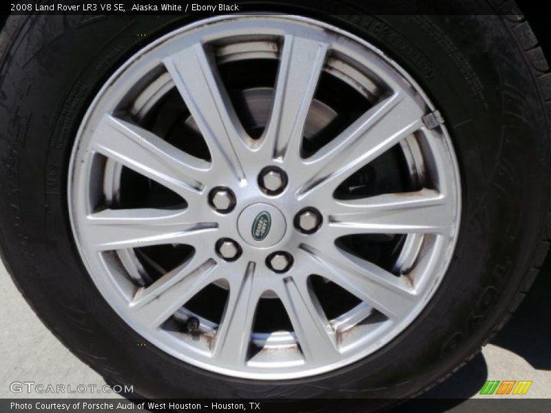 Alaska White / Ebony Black 2008 Land Rover LR3 V8 SE