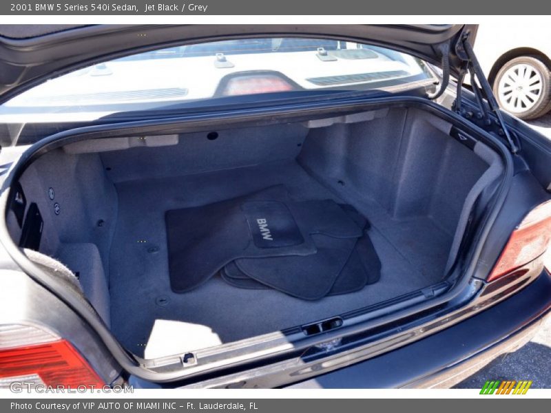 Jet Black / Grey 2001 BMW 5 Series 540i Sedan