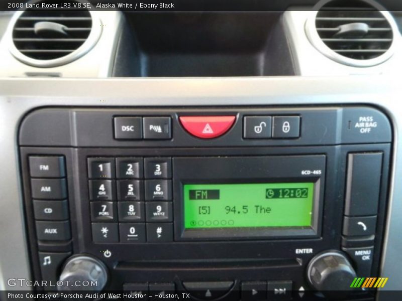 Alaska White / Ebony Black 2008 Land Rover LR3 V8 SE