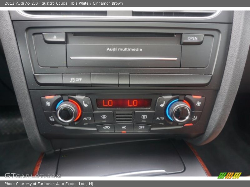 Ibis White / Cinnamon Brown 2012 Audi A5 2.0T quattro Coupe