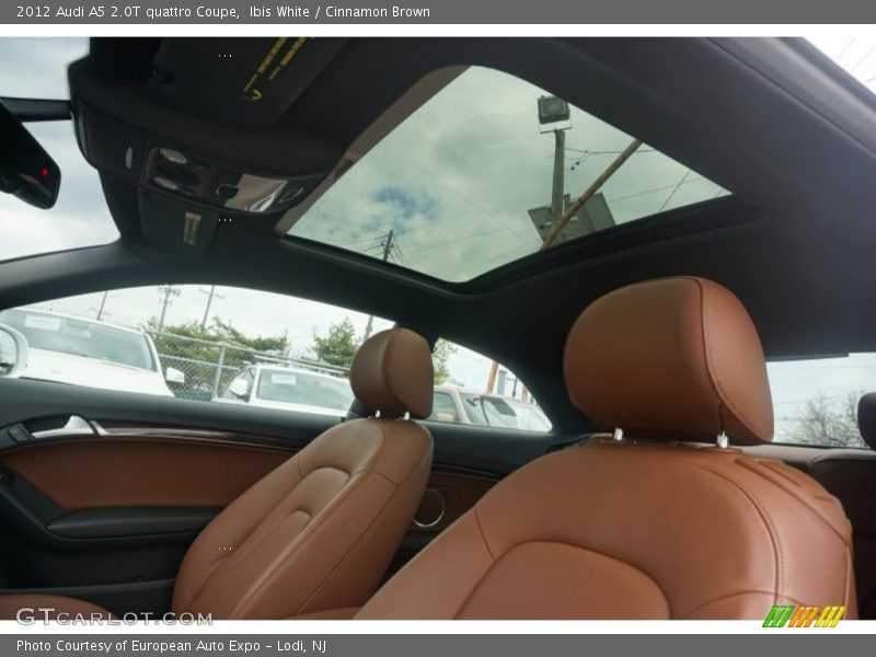 Ibis White / Cinnamon Brown 2012 Audi A5 2.0T quattro Coupe