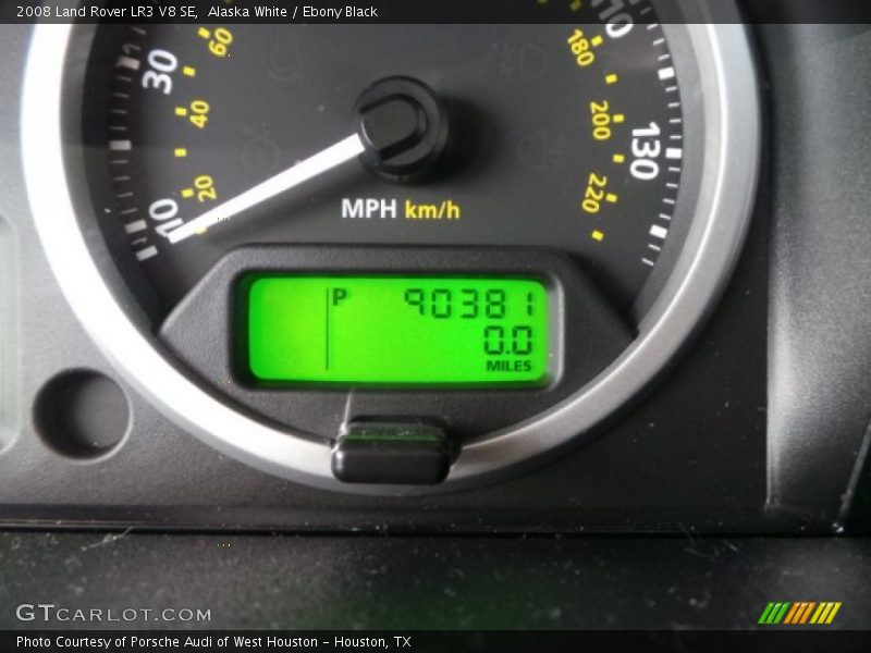 Alaska White / Ebony Black 2008 Land Rover LR3 V8 SE
