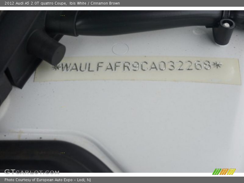 Ibis White / Cinnamon Brown 2012 Audi A5 2.0T quattro Coupe