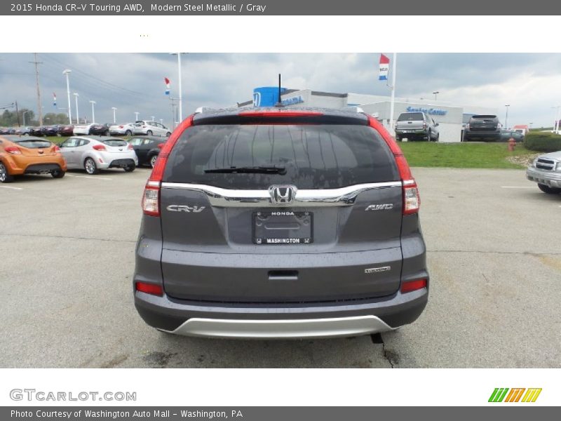 Modern Steel Metallic / Gray 2015 Honda CR-V Touring AWD