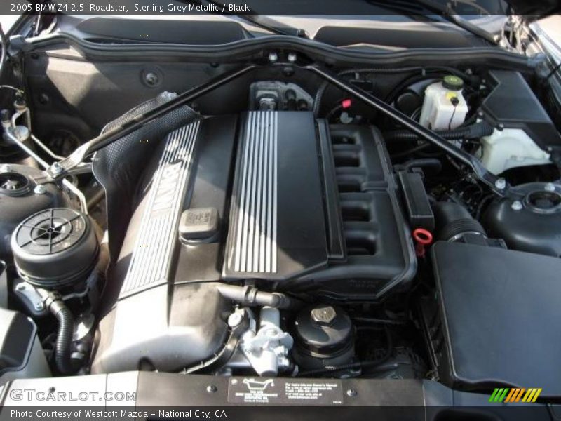 Sterling Grey Metallic / Black 2005 BMW Z4 2.5i Roadster