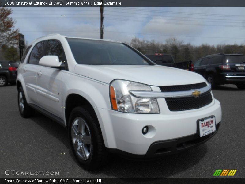 Summit White / Light Cashmere 2008 Chevrolet Equinox LT AWD