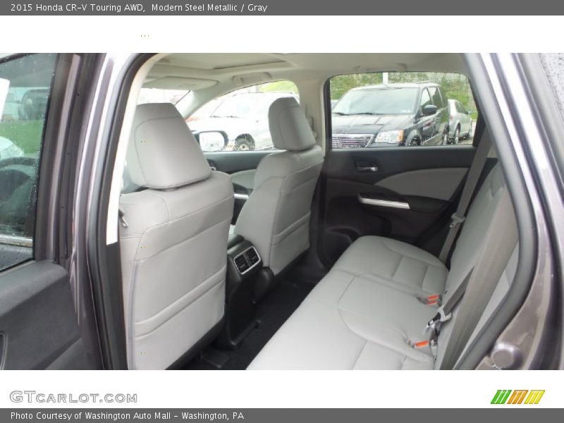 Modern Steel Metallic / Gray 2015 Honda CR-V Touring AWD