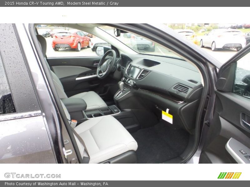 Modern Steel Metallic / Gray 2015 Honda CR-V Touring AWD