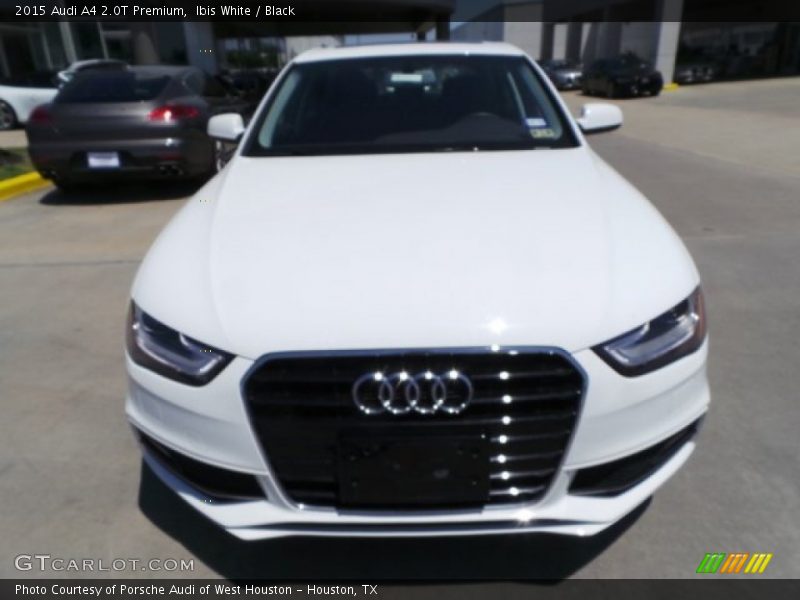 Ibis White / Black 2015 Audi A4 2.0T Premium