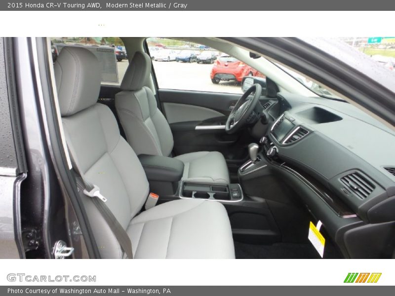 Modern Steel Metallic / Gray 2015 Honda CR-V Touring AWD