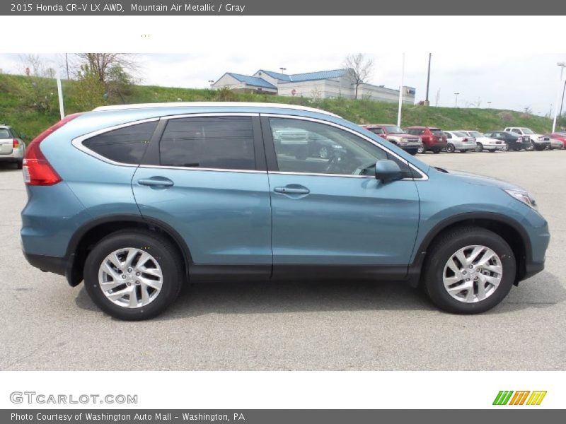 Mountain Air Metallic / Gray 2015 Honda CR-V LX AWD