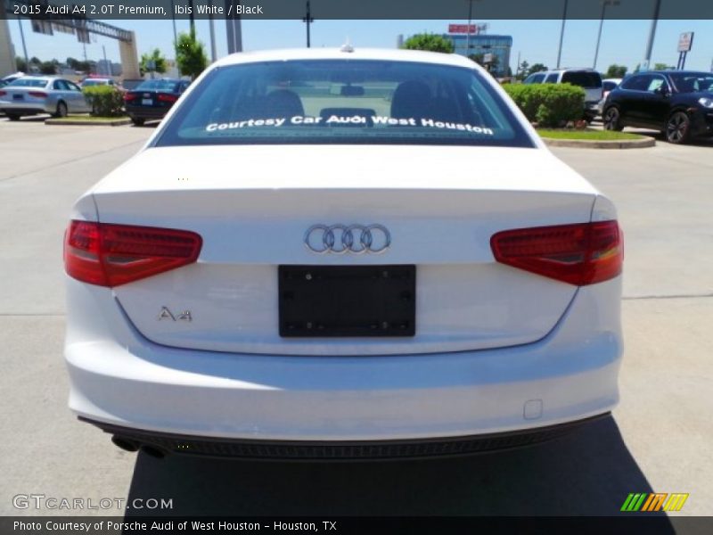 Ibis White / Black 2015 Audi A4 2.0T Premium