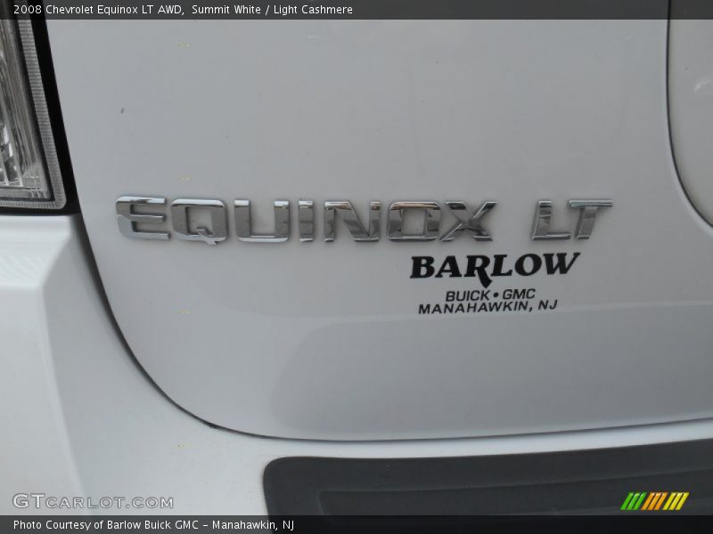 Summit White / Light Cashmere 2008 Chevrolet Equinox LT AWD