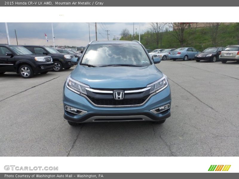 Mountain Air Metallic / Gray 2015 Honda CR-V LX AWD