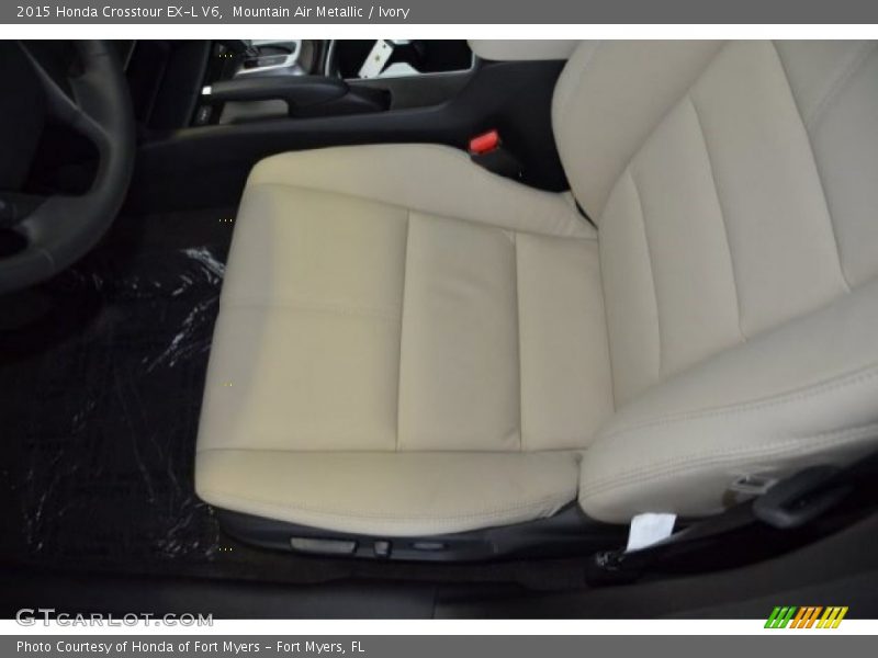 Mountain Air Metallic / Ivory 2015 Honda Crosstour EX-L V6