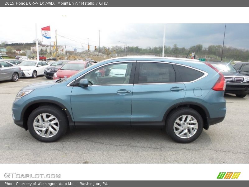 Mountain Air Metallic / Gray 2015 Honda CR-V LX AWD
