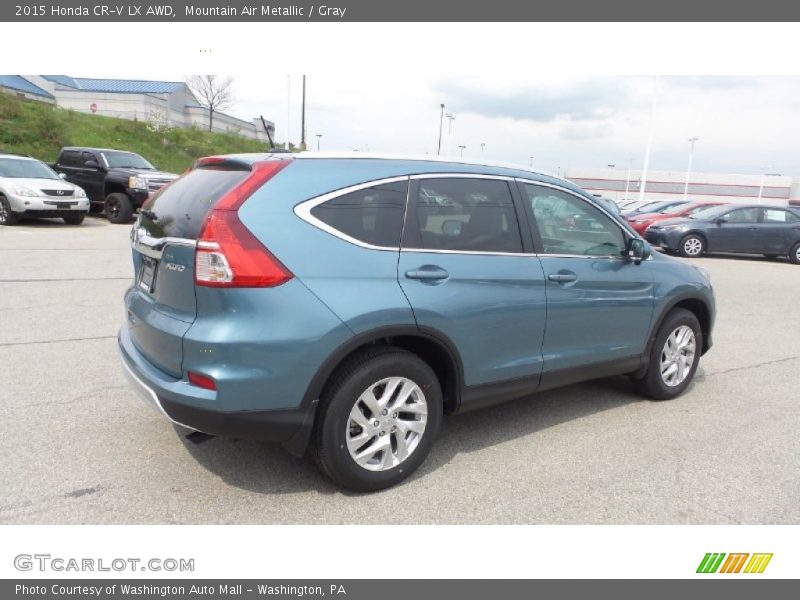 Mountain Air Metallic / Gray 2015 Honda CR-V LX AWD