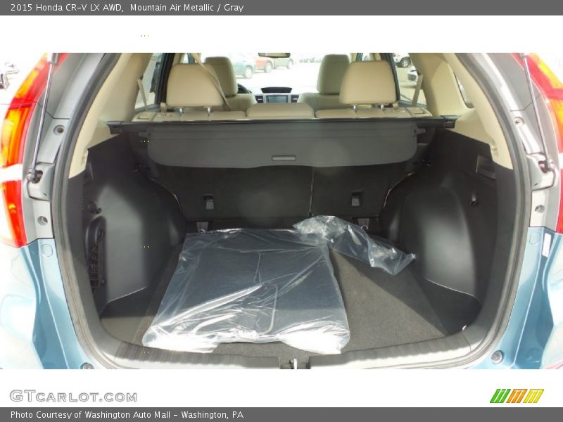 Mountain Air Metallic / Gray 2015 Honda CR-V LX AWD