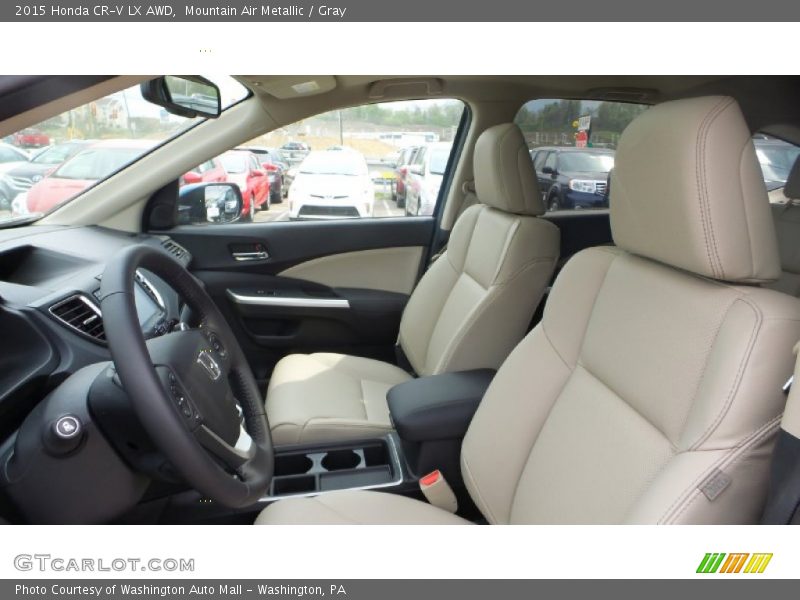 Mountain Air Metallic / Gray 2015 Honda CR-V LX AWD
