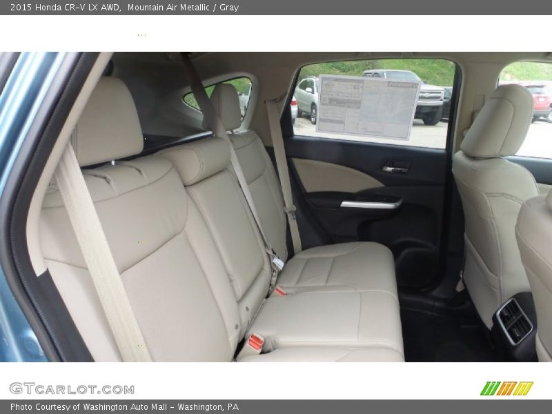 Mountain Air Metallic / Gray 2015 Honda CR-V LX AWD