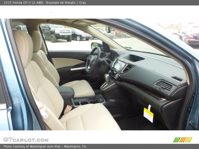Mountain Air Metallic / Gray 2015 Honda CR-V LX AWD