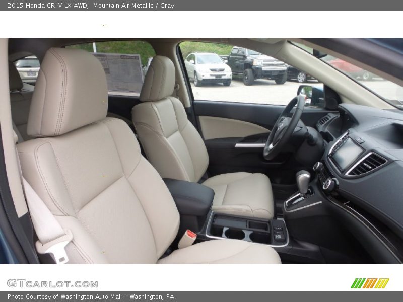 Mountain Air Metallic / Gray 2015 Honda CR-V LX AWD