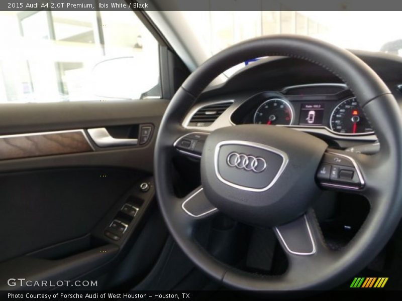 Ibis White / Black 2015 Audi A4 2.0T Premium