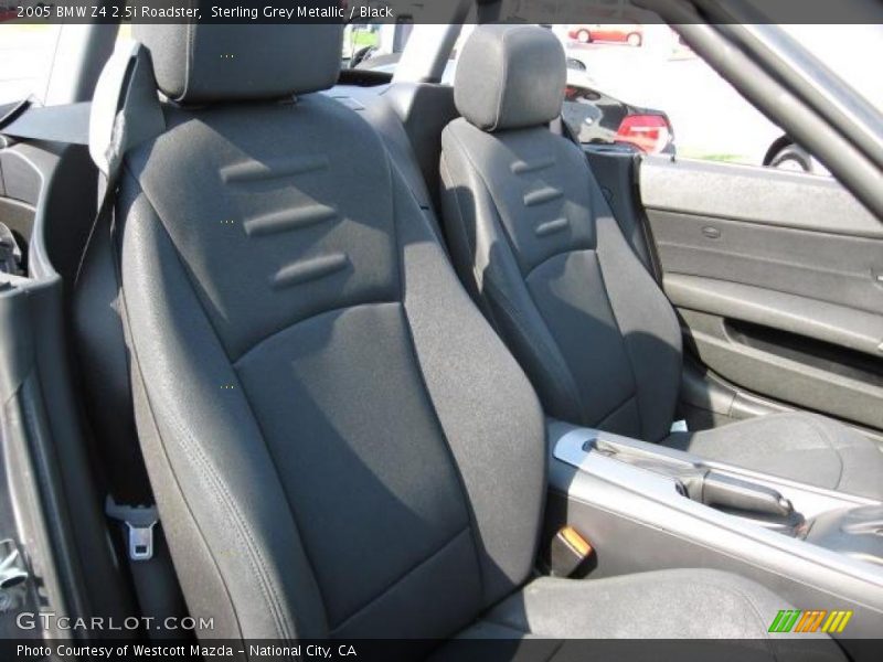 Sterling Grey Metallic / Black 2005 BMW Z4 2.5i Roadster