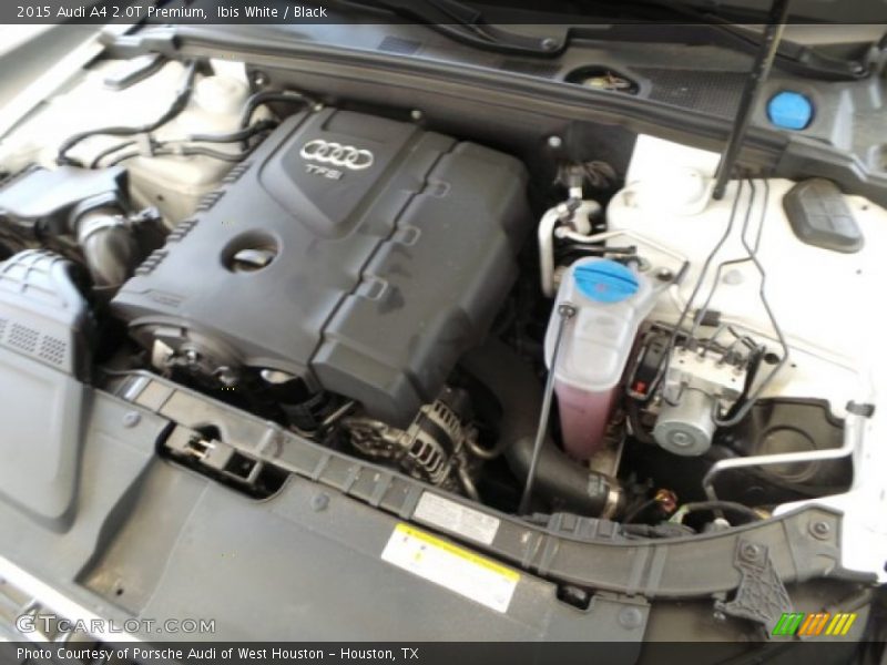 Ibis White / Black 2015 Audi A4 2.0T Premium