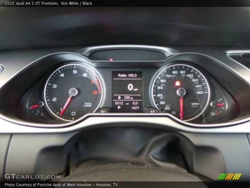 Ibis White / Black 2015 Audi A4 2.0T Premium