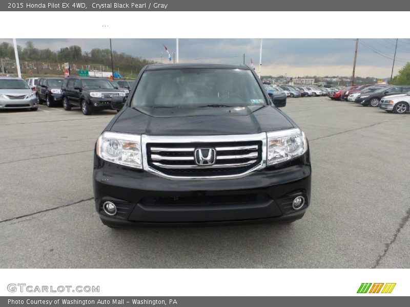 Crystal Black Pearl / Gray 2015 Honda Pilot EX 4WD