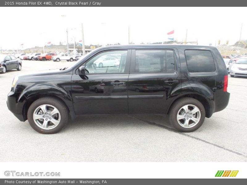 Crystal Black Pearl / Gray 2015 Honda Pilot EX 4WD