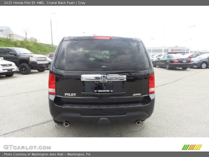 Crystal Black Pearl / Gray 2015 Honda Pilot EX 4WD