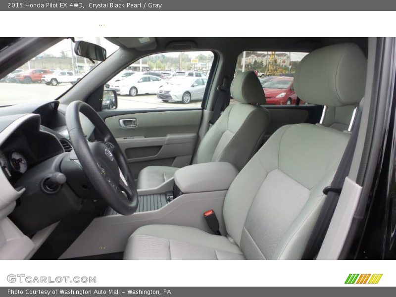 Crystal Black Pearl / Gray 2015 Honda Pilot EX 4WD