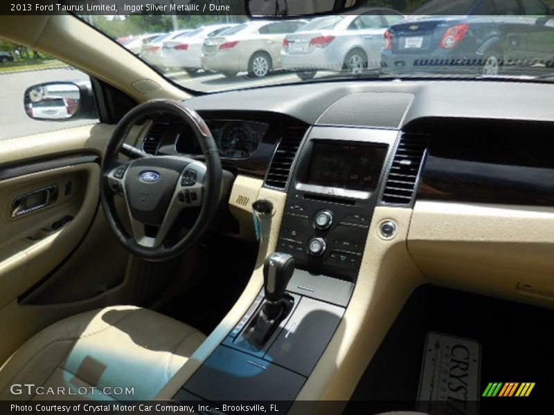 Ingot Silver Metallic / Dune 2013 Ford Taurus Limited