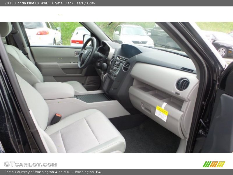 Crystal Black Pearl / Gray 2015 Honda Pilot EX 4WD