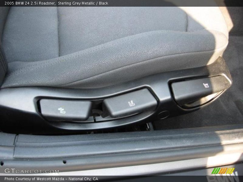 Sterling Grey Metallic / Black 2005 BMW Z4 2.5i Roadster